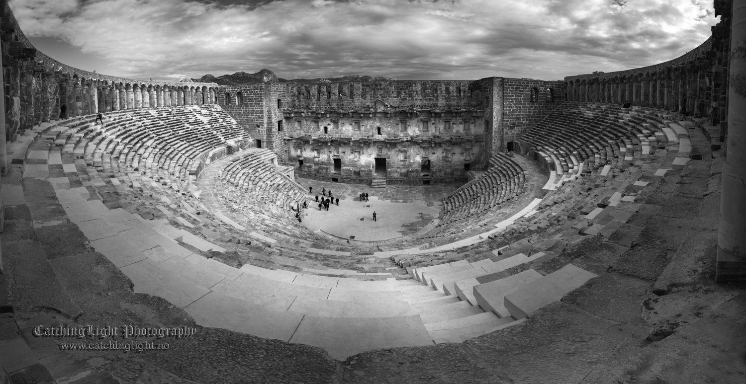 2016 02 10 Aspendos theatre B&W Resized (1 of 1)